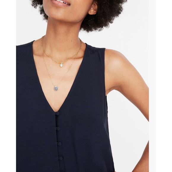 Madewell Heather Button Front Dress - Picture 4 of 14